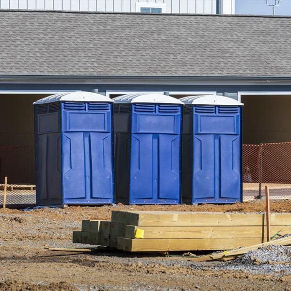 Heavy-duty construction site porta potty in Georgetown, Kentucky